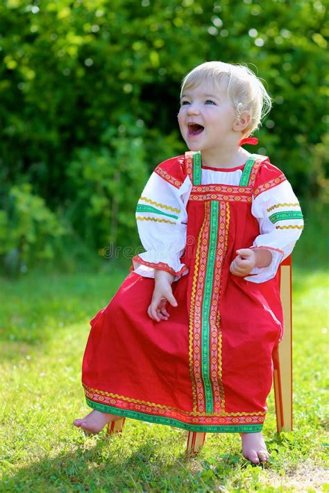 728 Little Girl Russian Traditional Dress Stock Photos Free And Royalty