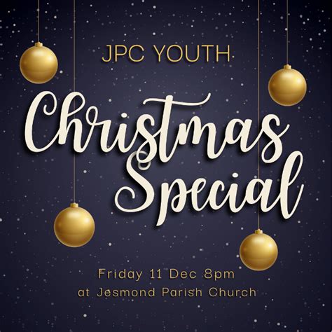 Jpc Youth Christmas Special 11 18s At Jesmond Parish Church Event