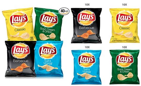 Stock Up Price Lays Potato Chips Variety Pack 40 Count Living Rich With Coupons®