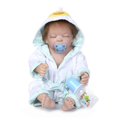 Buy 50cm Full Body Silicone Reborn Baby Doll Toys Play