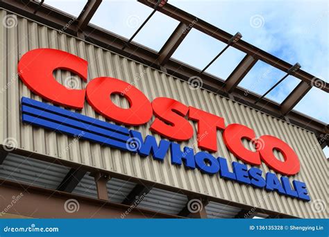 Logo Of Costco Editorial Stock Photo Image Of Storefront 136135328