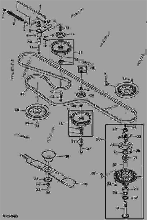 John Deere 325 Mower Deck Parts Diagram Designcentera