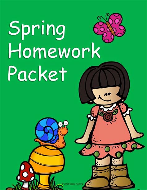 Spring Homework Menu Spring Term 1 Homework Menu Gambaran
