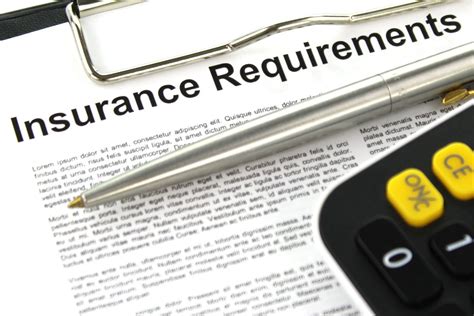 Personal insurance requirements | guests. Insurance Requirements - Finance image
