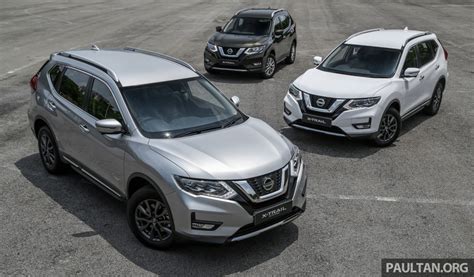 It is available in 5 colors, 4 variants, 2 engine, and 1 transmissions option: 2019 Nissan X-Trail facelift in Malaysia: spec-by-spec ...