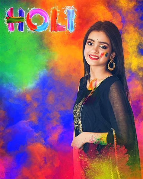 Picsart Color Splash Holi Editing Cb Girl Backgrounds Kreditings