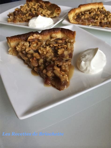 Les Recettes de Briochette Tarte aux noix et miel