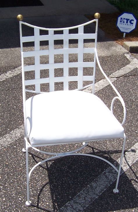 Vintage Salterini Mid Century Wrought Iron Patio Chair
