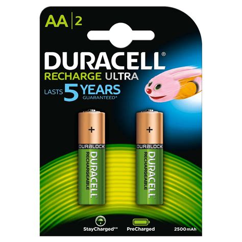 Piles Rechargeables Aa X Duracell Ecolo Cartouche