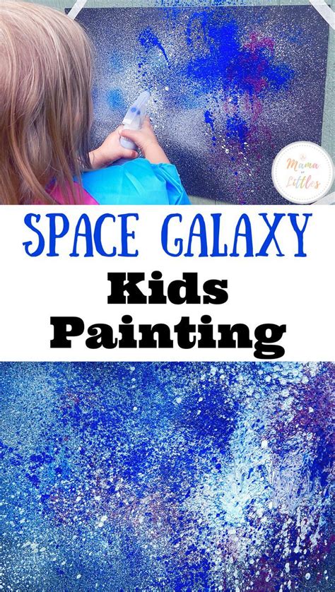 This Simple Space Galaxy Painting Project Is Perfect For Any Age Child