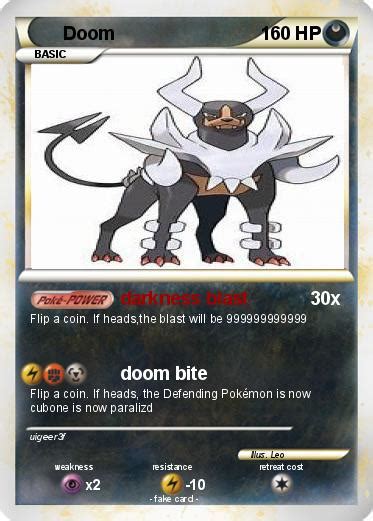 Pokémon Doom 671 671 Darkness Blast My Pokemon Card
