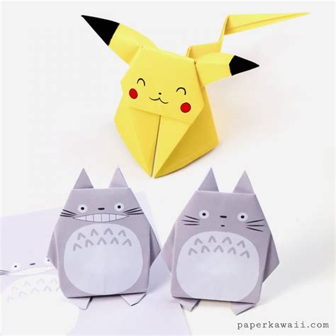 Cute Character Origami Diys Kits And Books Super Cute Kawaii