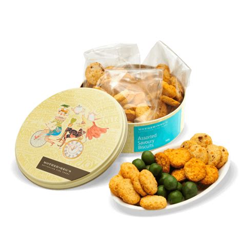 Assorted Savoury Biscuit Tin - Mother Meg's
