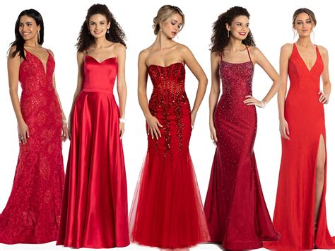 Turn Heads In Any Of These Brilliant Red Prom Dresses Camille La Vie