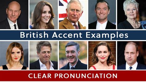 British Accent Examples Pronunciation Posh Accent Youtube