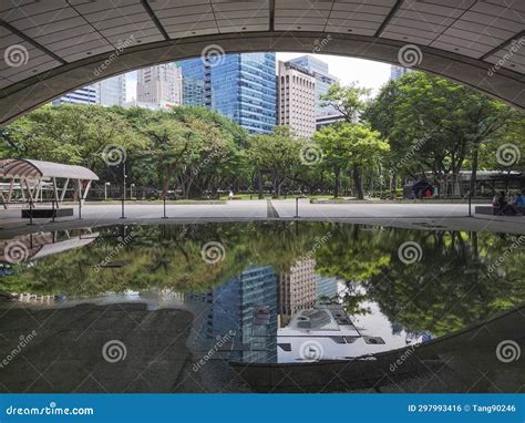 Ayala Triangle Gardens In Manila Editorial Photo Image Of Philippines