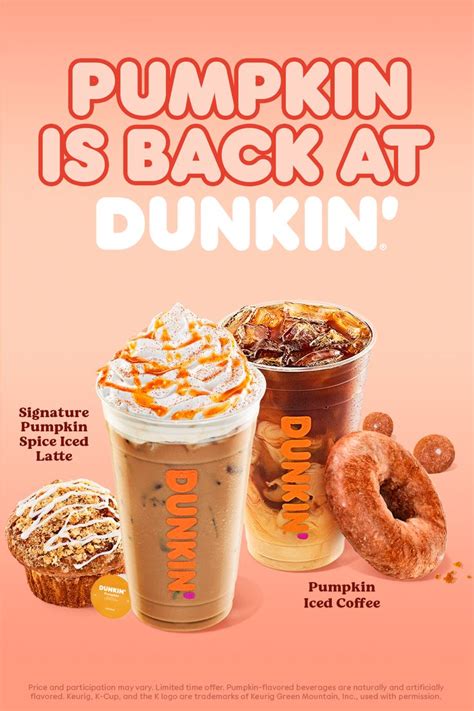 Pumpkin Is Back At Dunkin’ Fruit Smoothie Recipes Healthy Dunkin Donuts Pumpkin Spice Dunkin