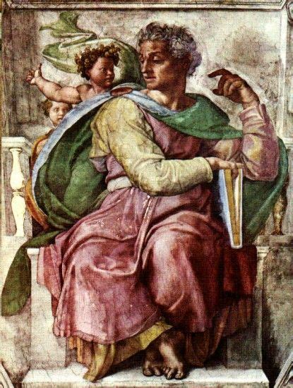 Michelangelo Buonarroti The Prophet Isaiah Michelangelo Paintings