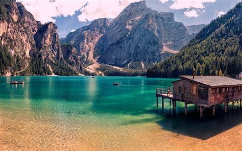 Lake Prags Italy Download Hd Wallpapers And Free Images
