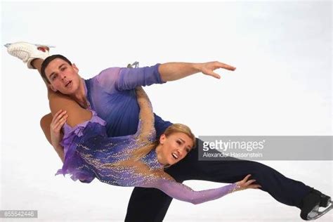 Aliona Savchenko And Bruno Massot Of Germany Performs At The Pairs Free