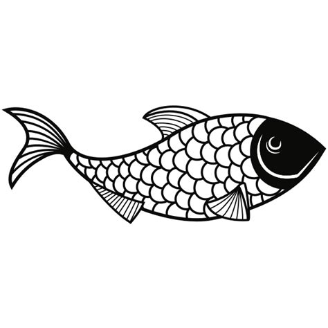 Fish stencil art silhouette | Fish stencil, Stencil art, Silhouette clip art