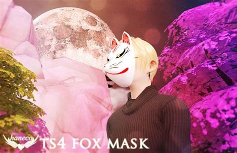 Fox Mask Kitsunemen At Select A Sites Sims 4 Updates キツネのお面
