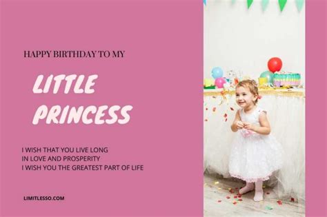 2022 Super Cute Birthday Wishes For Little Princess Limitlesso