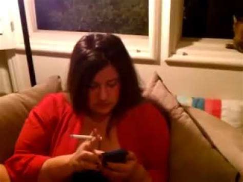 Bbw Wife Smoking While On Her Phone Youtube