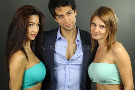 Swinger Couple Stock Image Image Of Love Threesome