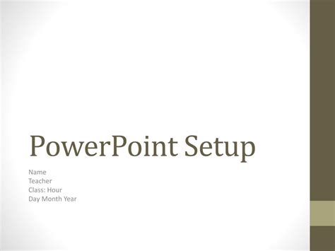 Ppt Powerpoint Setup Powerpoint Presentation Free Download Id5367064
