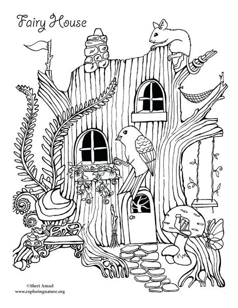 These days, we suggest free printable coloring pages of houses for you, this post is similar with winnie pooh and piglet coloring pages. Tree House Coloring Pages at GetColorings.com | Free printable colorings pages to print and color