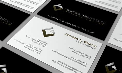 One final note on law firm budgeting and debt: Houston Law Firm Business Card by Jeffgreco