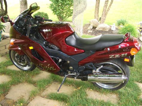 Bike is in excellent condition, clean and well cared for, always garaged, 11,360 miles, burgundy (wine) color, muzzy ss. Candleberry King: 1999 Kawasaki ZX11 with 7331 miles ...