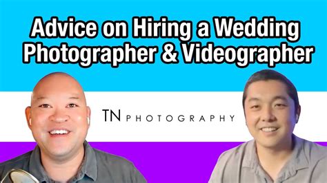 Advice On Hiring A Wedding Photographer And Videographer Youtube