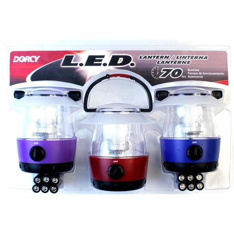 Dorcy Mini Led Flashlight Lantern Set 3 Pack 41 3019 The Home Depot