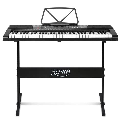 Alpha 61 Keys Electronic Piano Keyboard Led Electric Wholder Music