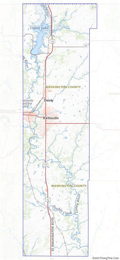 Map Of Washington County Oklahoma Địa Ốc Thông Thái