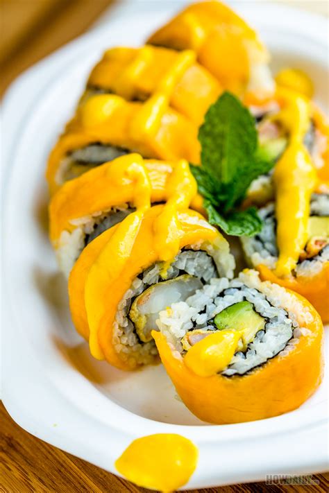 Crazy Mango Roll Recipe Yummy Sushi With Tropical Mango