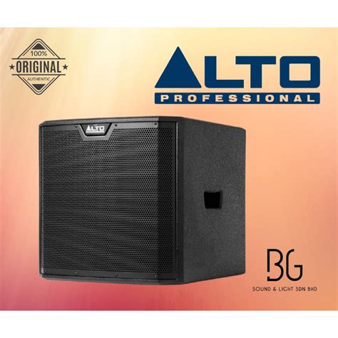 Alto Ts312s 2000w 2000 Watt 12 Inch Active Powered Subwoofer Plug And