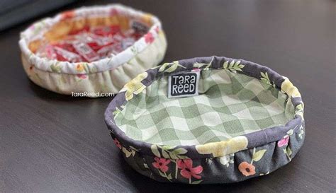 Tutorial Cute Little Round Fabric Bowl