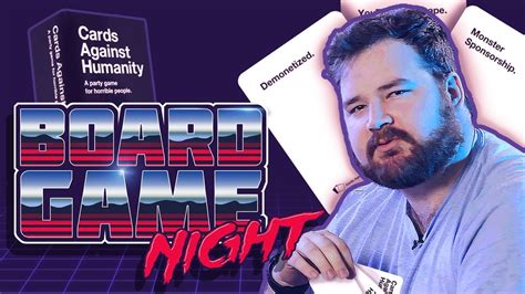 Play cards against humanity online, join in with your friends and have a $#&t load of fun. CARDS AGAINST HUMANITY - Board Game Night - YouTube