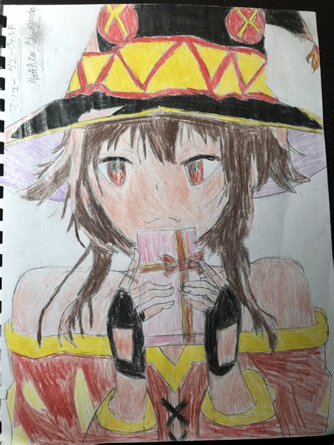 A Pretty Starter Drawing Of Megumin I Did A Long Time Ago I Think It