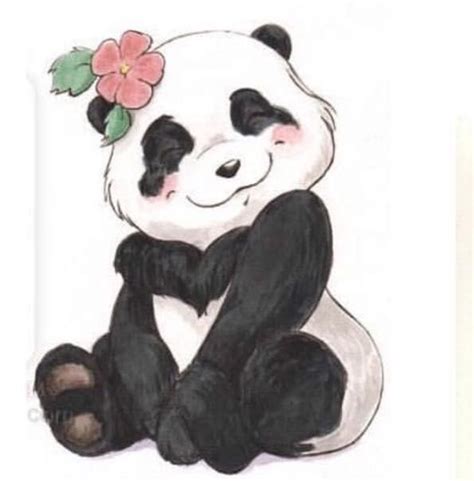 Pin By Aden On Zamówienia Panda Art Panda Drawing Cute Drawings