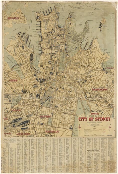 Jump to navigation jump to search. Map of the City of Sydney c.1927 | Map of the City of ...