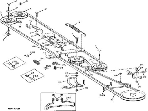 John Deere 38 Inch Mower Deck Belt Diagram Wiring Diagram