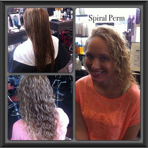 Summer Spiral Perm On Gorgeous Long Blonde Hair Perm Hair Mywork