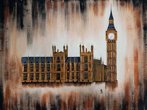 Big Ben Painting By Tejal Bhagat Saatchi Art