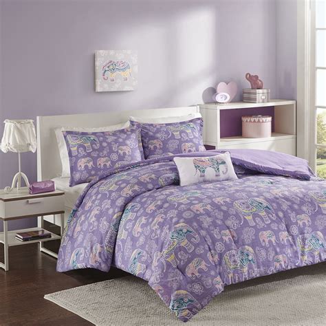 Mizone Mz10 461 Mi Zone Elly Comforter Set Twintwin X Large Purple