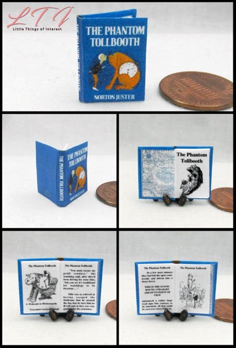 The Phantom Tollbooth Miniature One Inch Scale Illustrated Readable Book A2 112 Scale15 6