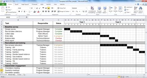 Project Management Excel Free Download — Db